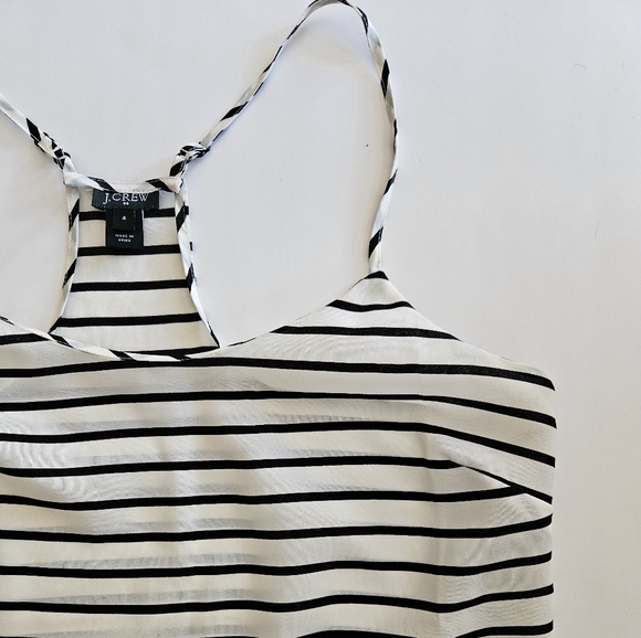 J Crew Stripe Racerback Tank (4) - Picture 5 of 6